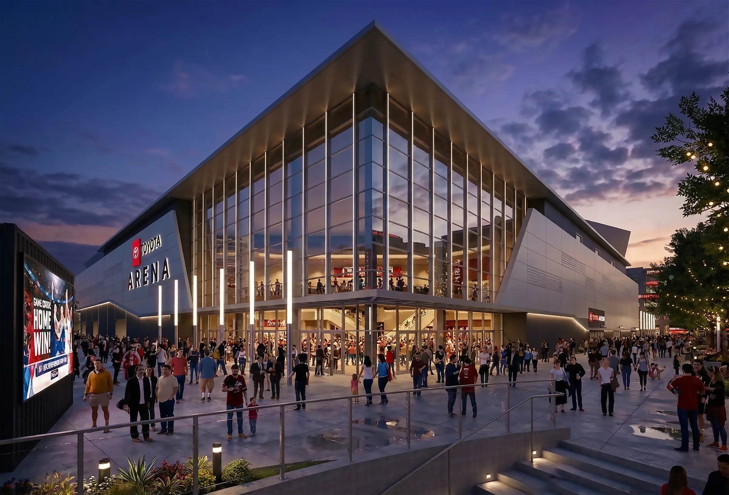 Toyota Arena, rendering