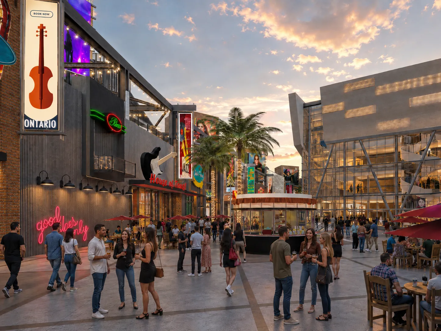 Lot E, rendering